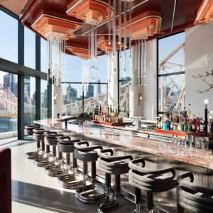 Hotel bar at Graduate By Hilton New York.