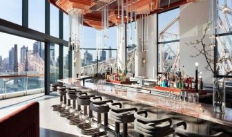 Hotel bar at Graduate By Hilton New York.