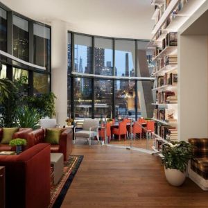 Coworking space at Graduate By Hilton New York.