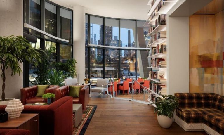 Coworking space at Graduate By Hilton New York.