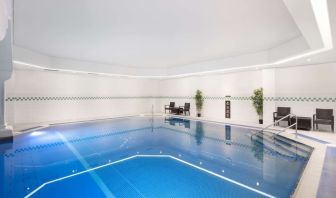 Relaxing interior pool at DoubleTree By Hilton Brighton Metropole.