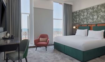 King room with balcony at DoubleTree By Hilton Brighton Metropole.