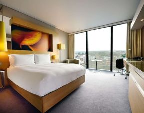 Day room with natural light at Hilton Manchester Deansgate.