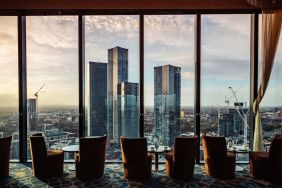 City views at Hilton Manchester Deansgate.