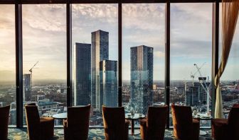 City views at Hilton Manchester Deansgate.