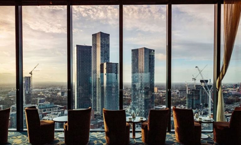 City views at Hilton Manchester Deansgate.