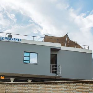 Rooftop terrace at Heavenly Boutique Guesthouse.