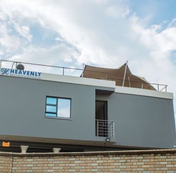 Rooftop terrace at Heavenly Boutique Guesthouse.