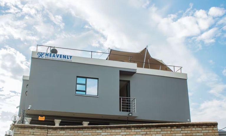 Rooftop terrace at Heavenly Boutique Guesthouse.