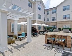 Breezy terrace at Homewood Suites By Hilton Newark-Cranford.