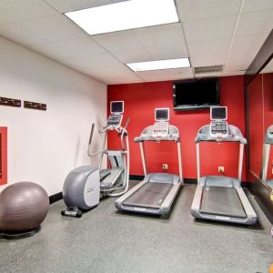 Fitness center available at Homewood Suites By Hilton Newark-Cranford.