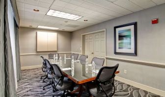 Professional meeting room at Homewood Suites By Hilton Newark-Cranford.