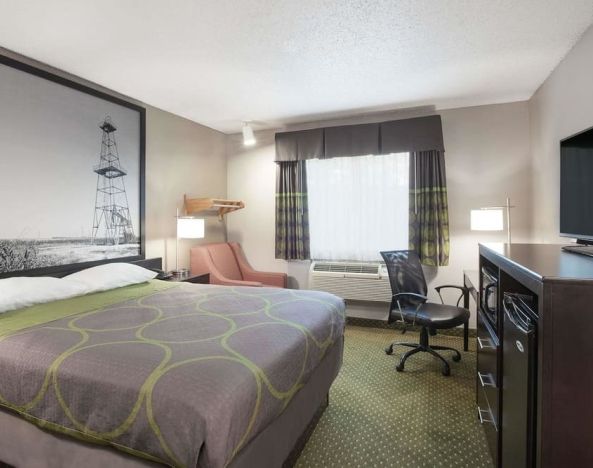 Day use room with natural light at Super 8 Bedford DFW Airport West.  