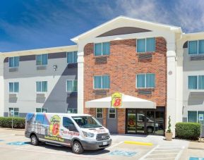 Hotel exterior at Super 8 Bedford DFW Airport West.  