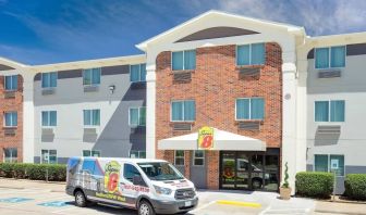 Hotel exterior at Super 8 Bedford DFW Airport West.  