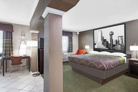 Spacious day use room at Super 8 Bedford DFW Airport West.  