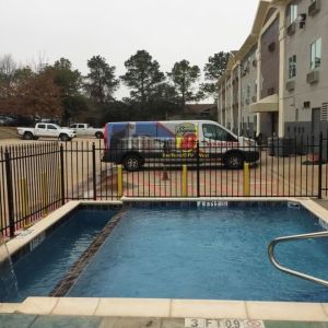 Outdoor pool available at Super 8 Bedford DFW Airport West.  