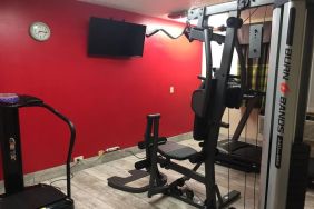 Fitness center available at Super 8 Bedford DFW Airport West.   