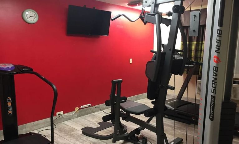 Fitness center available at Super 8 Bedford DFW Airport West.   