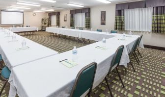 Professional meeting room at Super 8 Bedford DFW Airport West.  