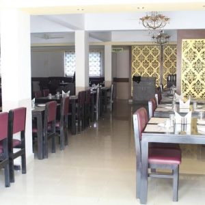 Dining room at The Nisarga Grand.