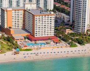 Hotel with beach access at Ramada Plaza Marco Polo Beach Resort.