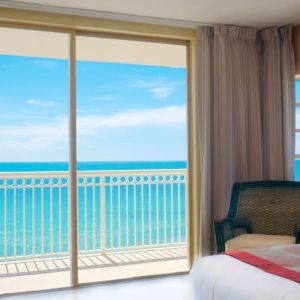 Day use room with sea view at Ramada Plaza Marco Polo Beach Resort.