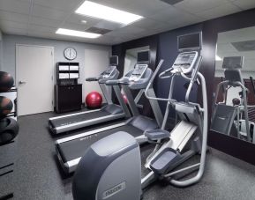 Fitness center at Homewood Suites By Hilton Austin NW Near The Domain.