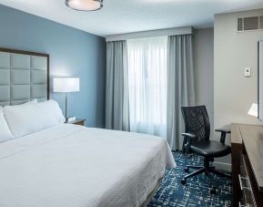 Day room with work space at Homewood Suites By Hilton Austin NW Near The Domain.