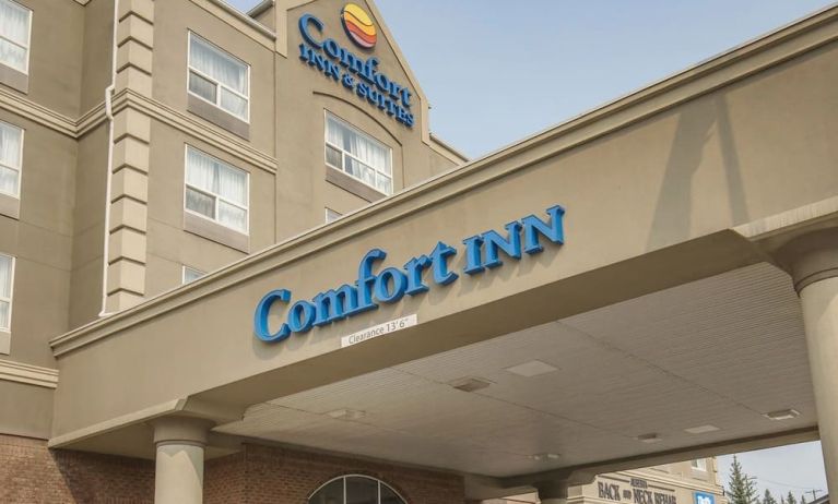 Hotel exterior at Comfort Inn And Suites Calgary South.