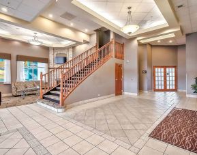 Lobby entrance at Comfort Inn And Suites Calgary South.