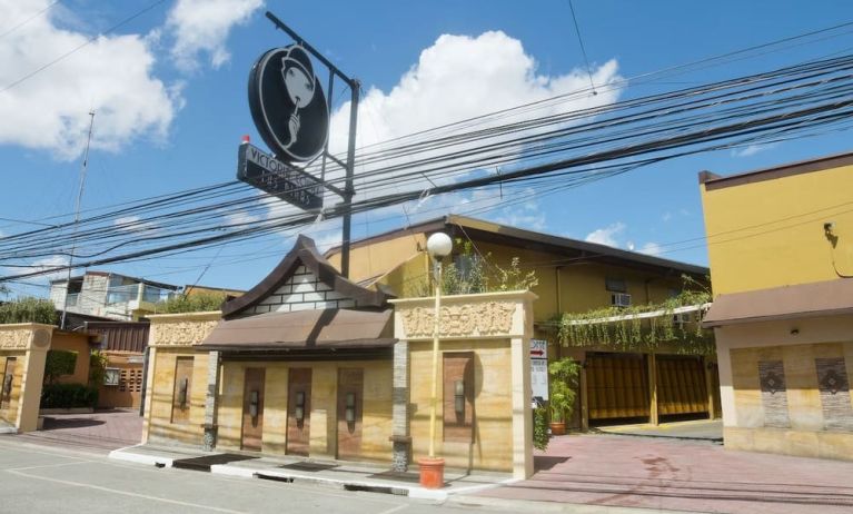 Hotel exterior at Victoria Court Las Piñas.