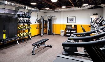 Fitness center available at Freepoint Hotel Cambridge, A Tapestry Collection.