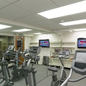 Fitness center available at The Boxer Boston.