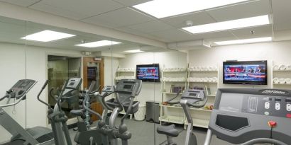 Fitness center available at The Boxer Boston.