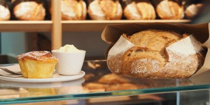 Pastries available at Wilmina Hotel.