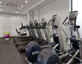 Fitness center available at DoubleTree By Hilton London Angel Kings Cross. 