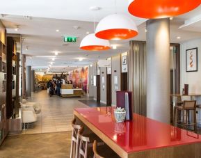 Lobby and coworking lounge at DoubleTree By Hilton London Angel Kings Cross. 