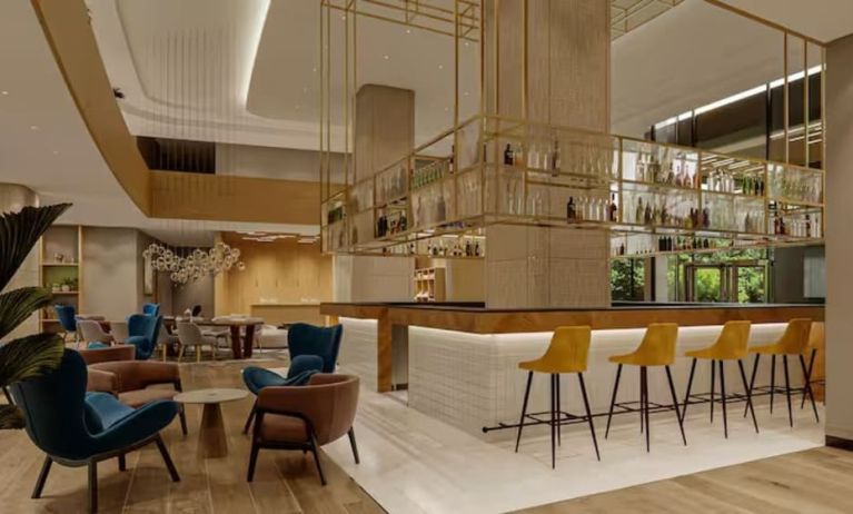 Hotel bar at Hilton Garden Inn Termez Ayritom.