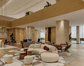 Hotel lobby and lounge at Hilton Garden Inn Termez Ayritom.