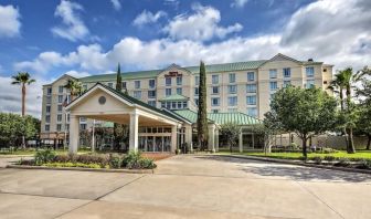 Hotel exterior at Hilton Garden Inn IAH Houston.