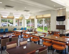 Dining area at Hilton Garden Inn IAH Houston.