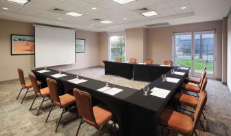 Professional meeting room at Hilton Garden Inn IAH Houston.