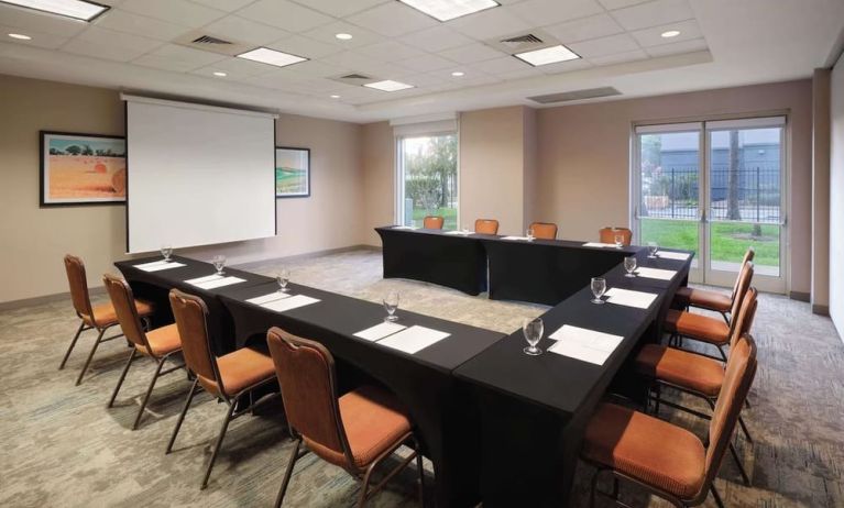 Professional meeting room at Hilton Garden Inn IAH Houston.