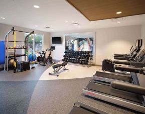 Fitness center available at Hilton Garden Inn IAH Houston.