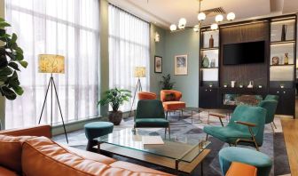 Lobby and coworking lounge at DoubleTree By Hilton London - Chelsea.