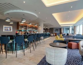 Hotel bar at Hilton Garden Inn London Heathrow Terminals 2 And 3.