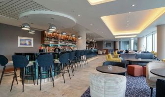 Hotel bar at Hilton Garden Inn London Heathrow Terminals 2 And 3.