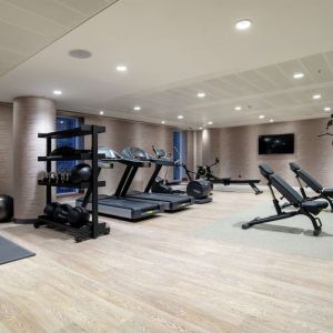 Fitness center available at Hilton Garden Inn London Heathrow Terminals 2 And 3.  