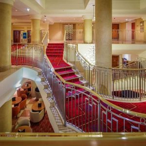 Staircase at Hilton London Paddington.